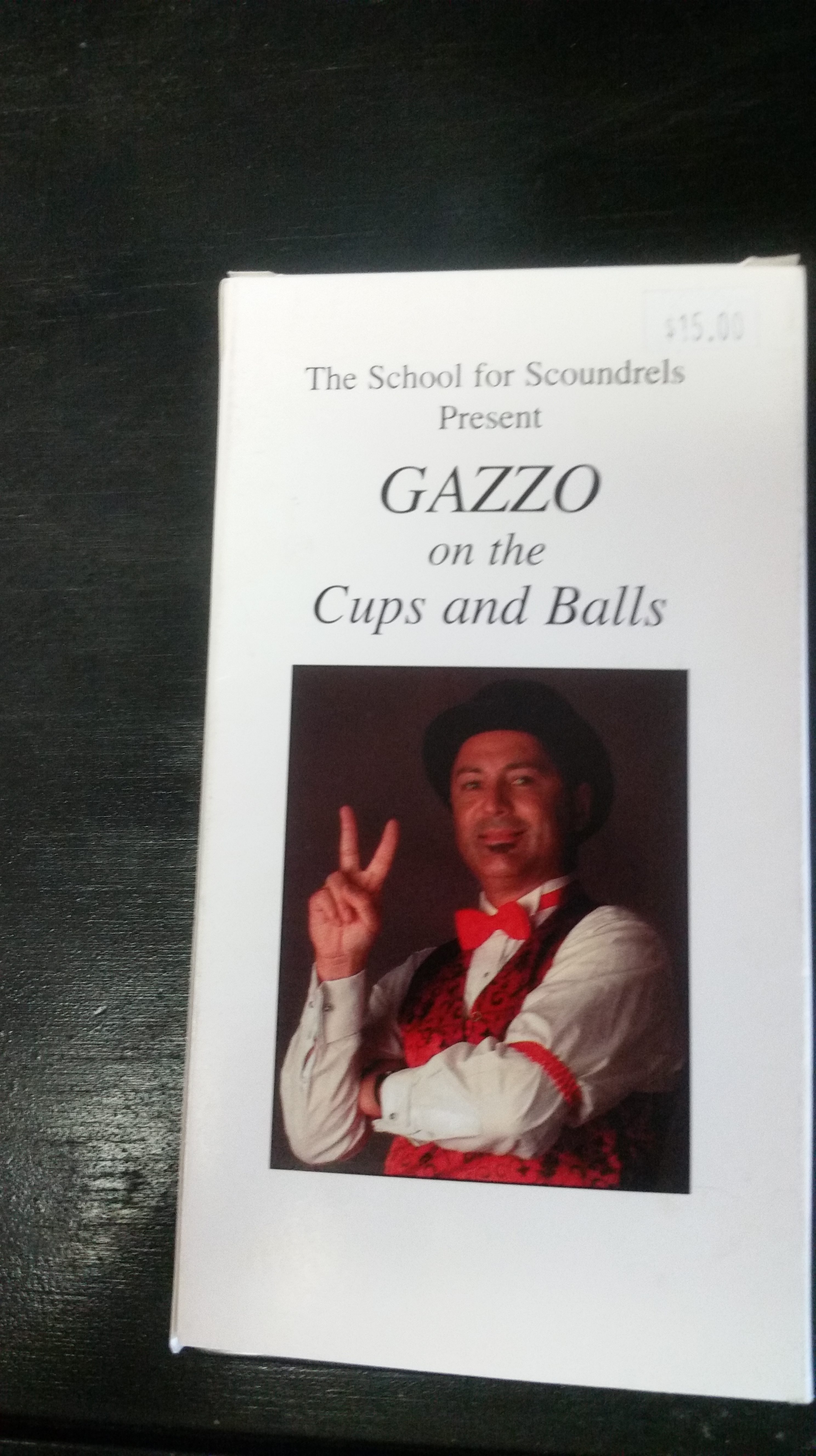 Book Gazzo on Cups & Balls